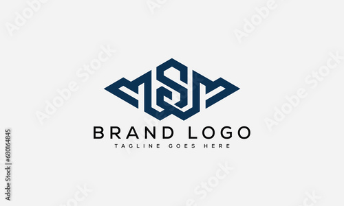 letter SW logo design vector template design for brand. photo