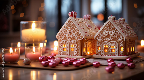 christmas decoration with candles