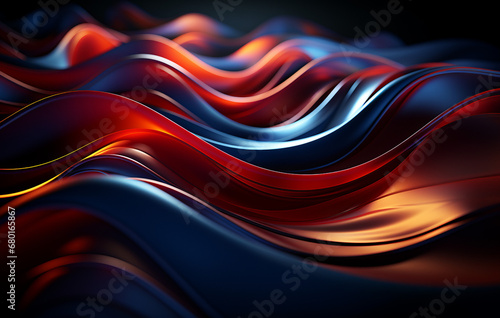 abstract blue surface vector illustration