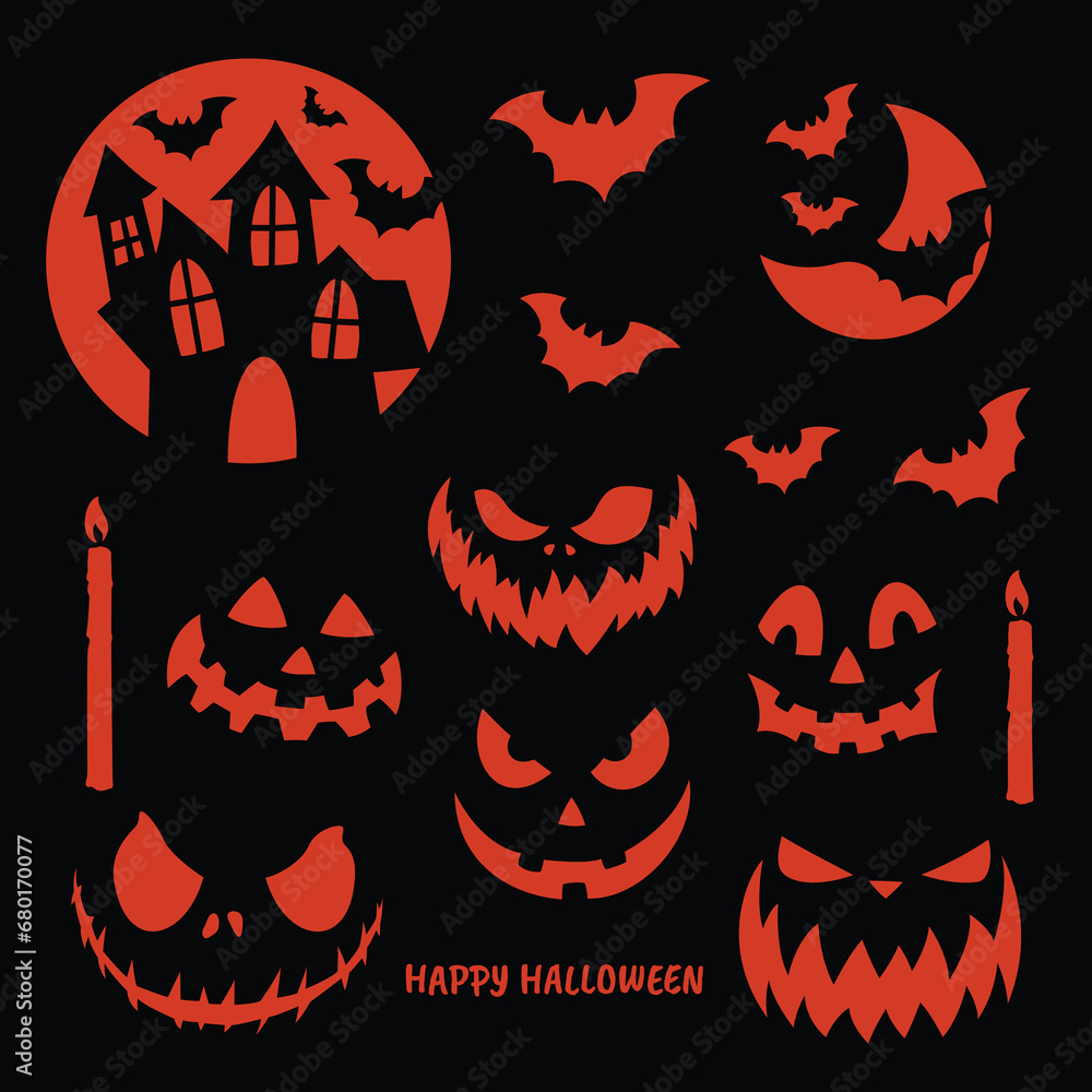 Illustration themed this halloween is very suitable for application in various media. Illustration themed this halloween is very suitable for application in various media.
