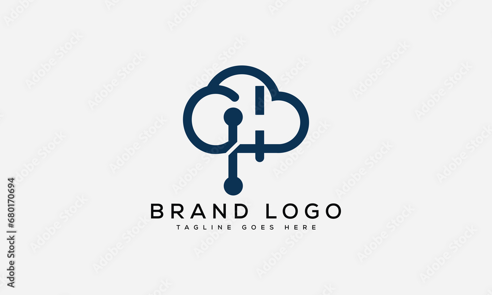 letter H logo design vector template design for brand. letter H logo design vector template design for brand.