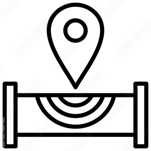 Locating Pipe Icon