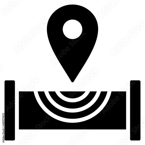 Locating Pipe Icon