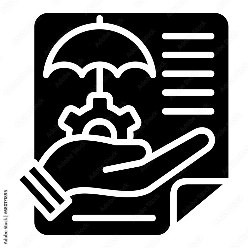 Future proof glyph icon illustration vector graphic Future proof glyph icon illustration vector graphic