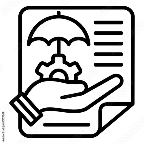 Future proof line icon illustration vector graphic