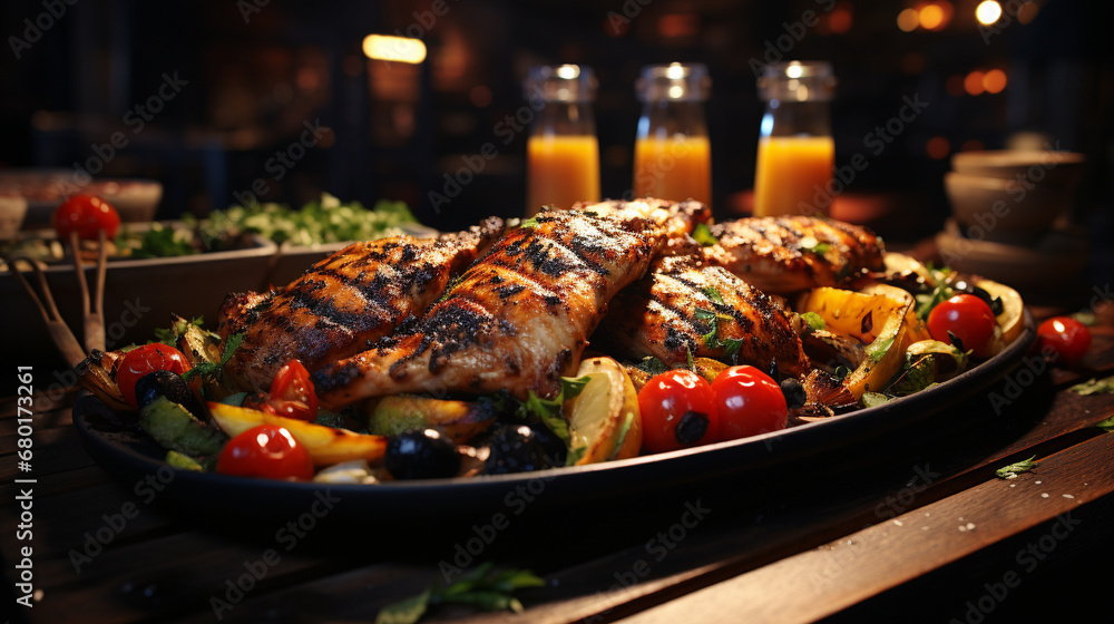 roasted chicken with vegetables roasted chicken with vegetables