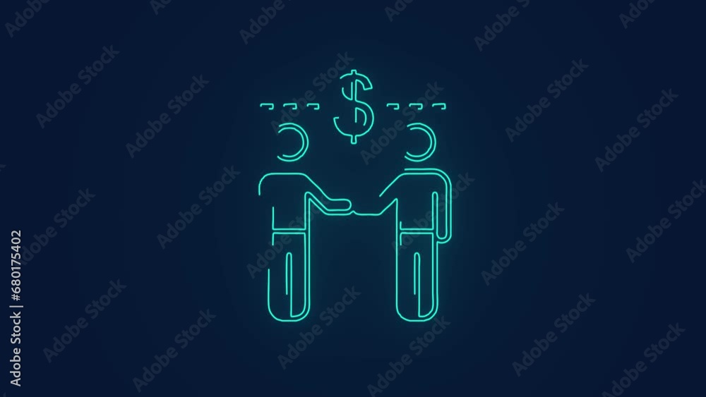 business deals between two business owners b2b business model animation business deals between two business owners b2b business model animation
