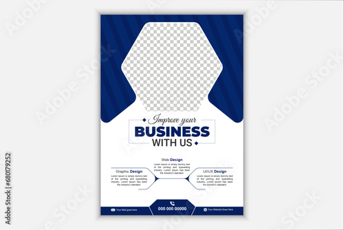 It’s a modern, professional, creative and eye-catchy Corporate Business Flyer Template. It’s suitable for any project purpose of your businesses. You can easily customize them.