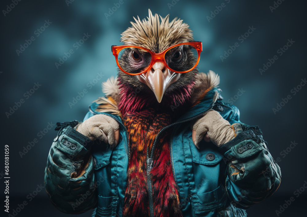 Dabbing turkey exercising party dance for the holidays High quality photo on background Dabbing turkey exercising party dance for the holidays High quality photo on background