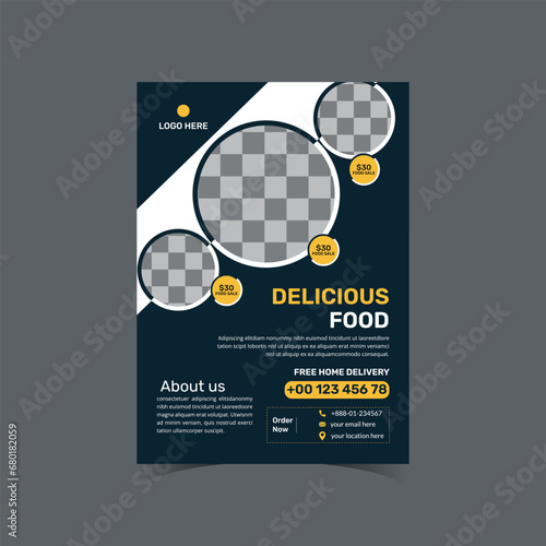 Delicious Food Flyer Design Template