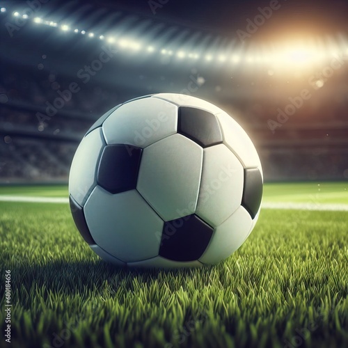 Images of football such as a ball  blocking a goal stadium and football and everything related to the sport of football