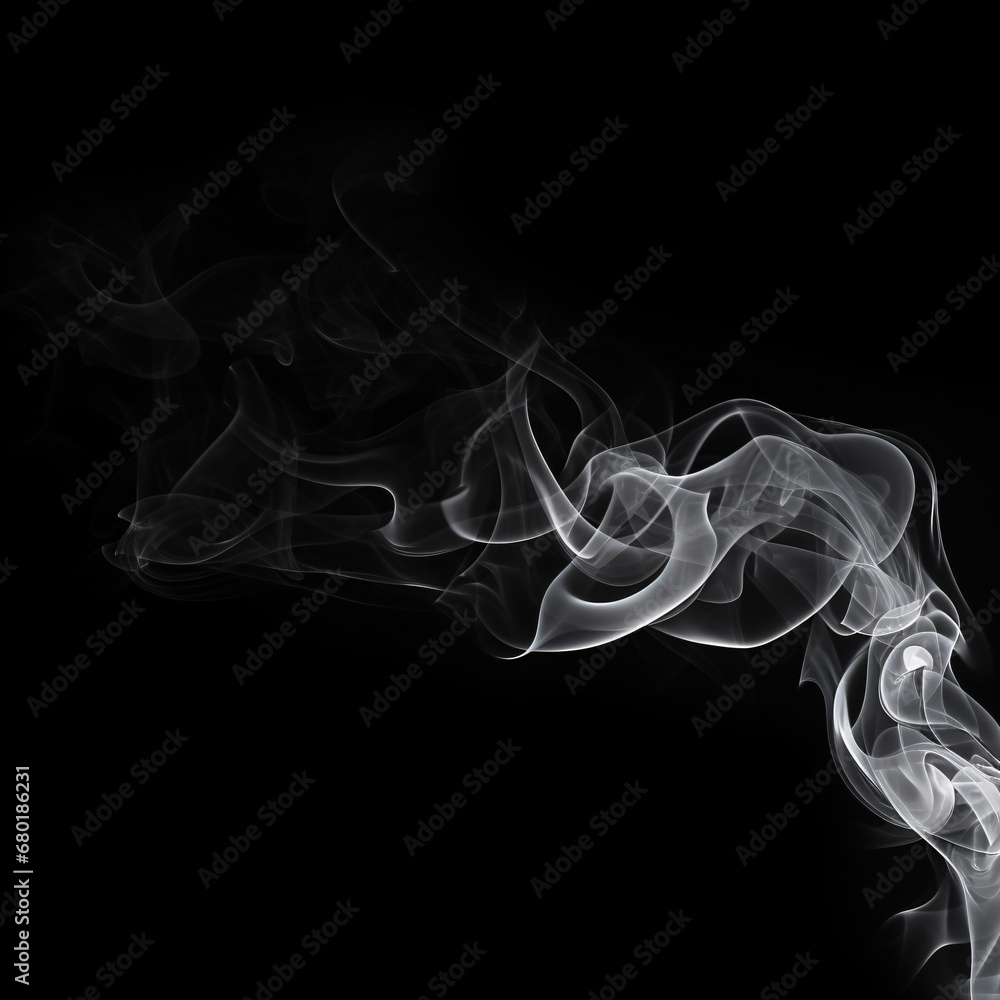 A solitary white vapour effect against a dark backdrop. A solitary white vapour effect against a dark backdrop.