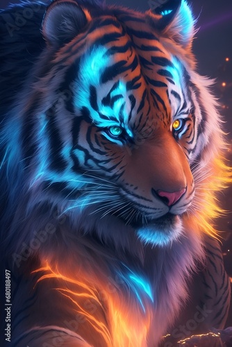 tiger in the sky © Logo