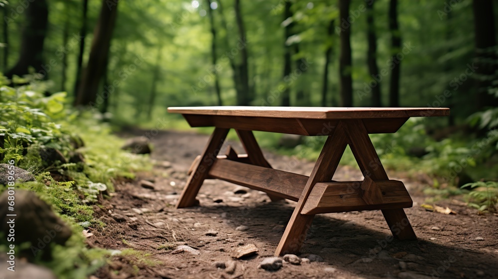 Outdoor Bench in Natural Woods Outdoor Bench in Natural Woods