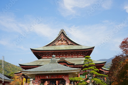 Kai-Zenkoji Temple in Yamanashi  Japan -                              