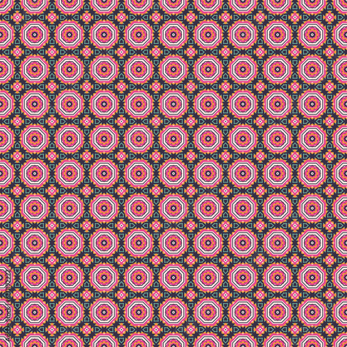 Seamless pattern in ethnic ...