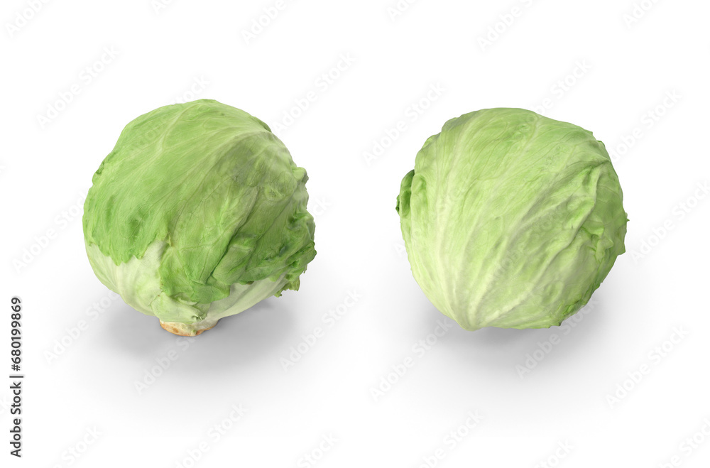 green cabbage isolated on transparent background green cabbage isolated on transparent background