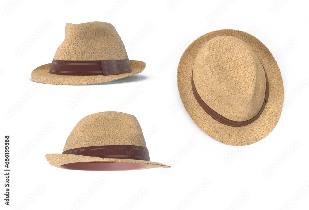 cowboy hat isolated on transparent background