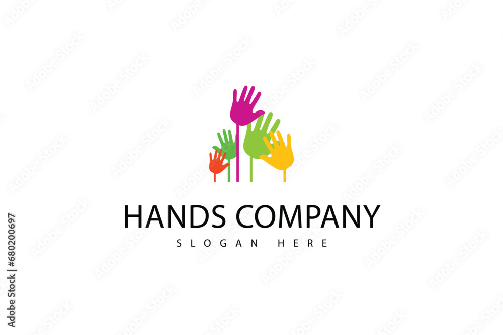 logo for company Hands icons