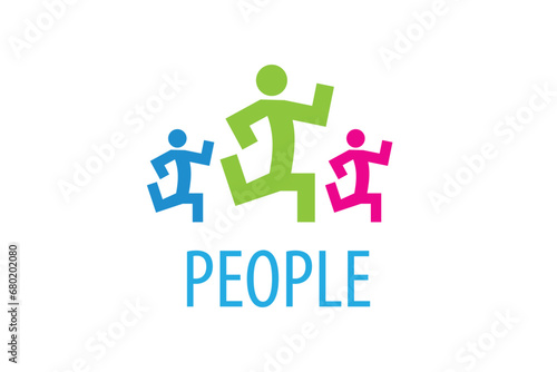 family icon set People logo