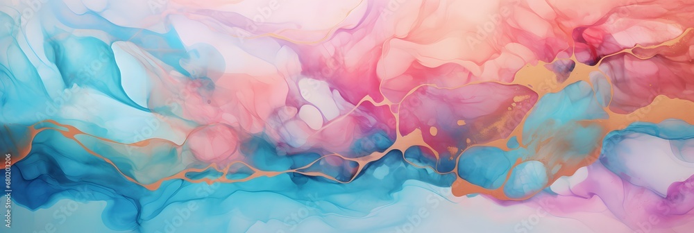 abstract background of marble liquid ink art painting.
