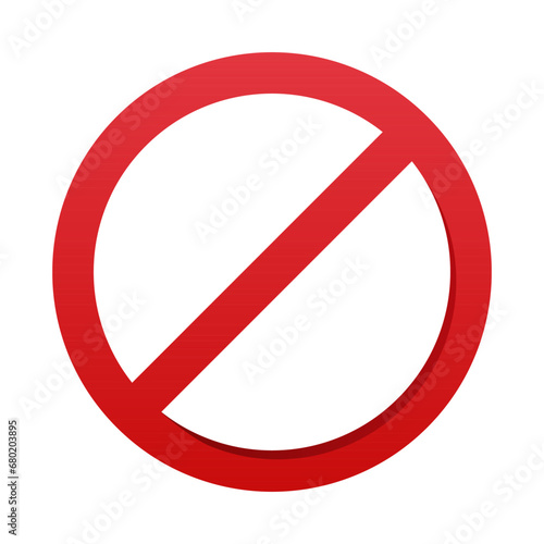 Free Download Prohibit red crossed circle sign. Ban forbidden symbol. Closed entry sign. - GFXLoad