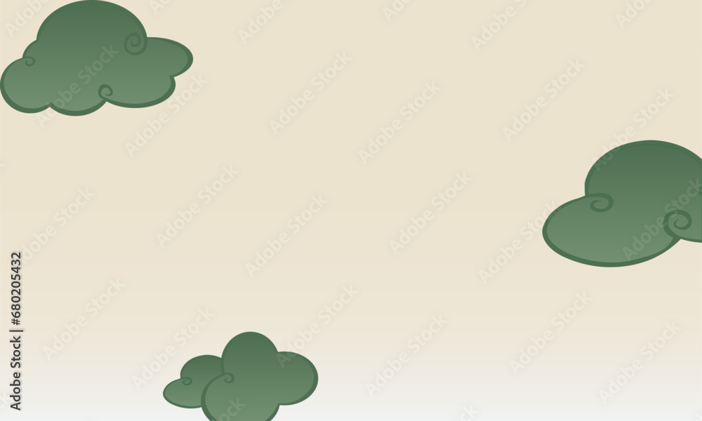 Green comic abstract background or poster background with cloud effect Green comic abstract background or poster background with cloud effect