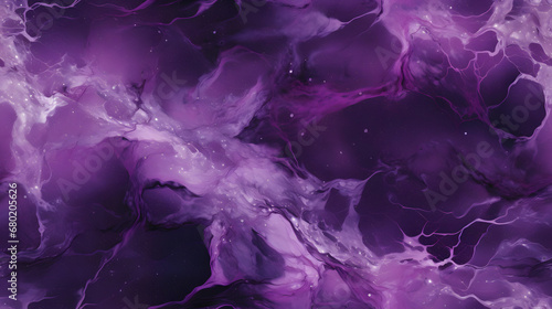 Seamless deep purple marble with ghost-like inclusions