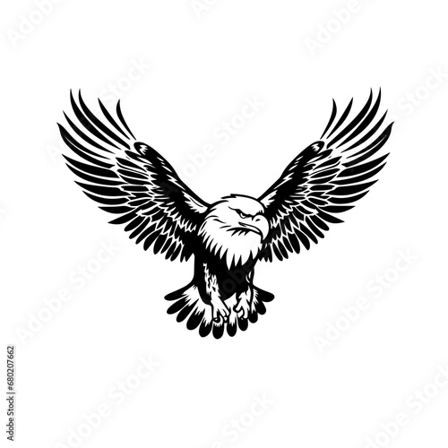 Regal Eagle in Flight Vector Illustration © Mateusz