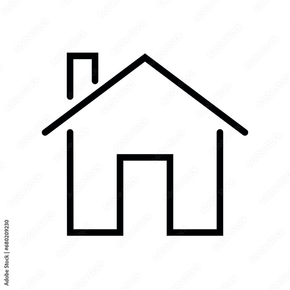 Minimal home icon. Website sign vector illustration. web homepage symbol. Minimal home icon. Website sign vector illustration. web homepage symbol.