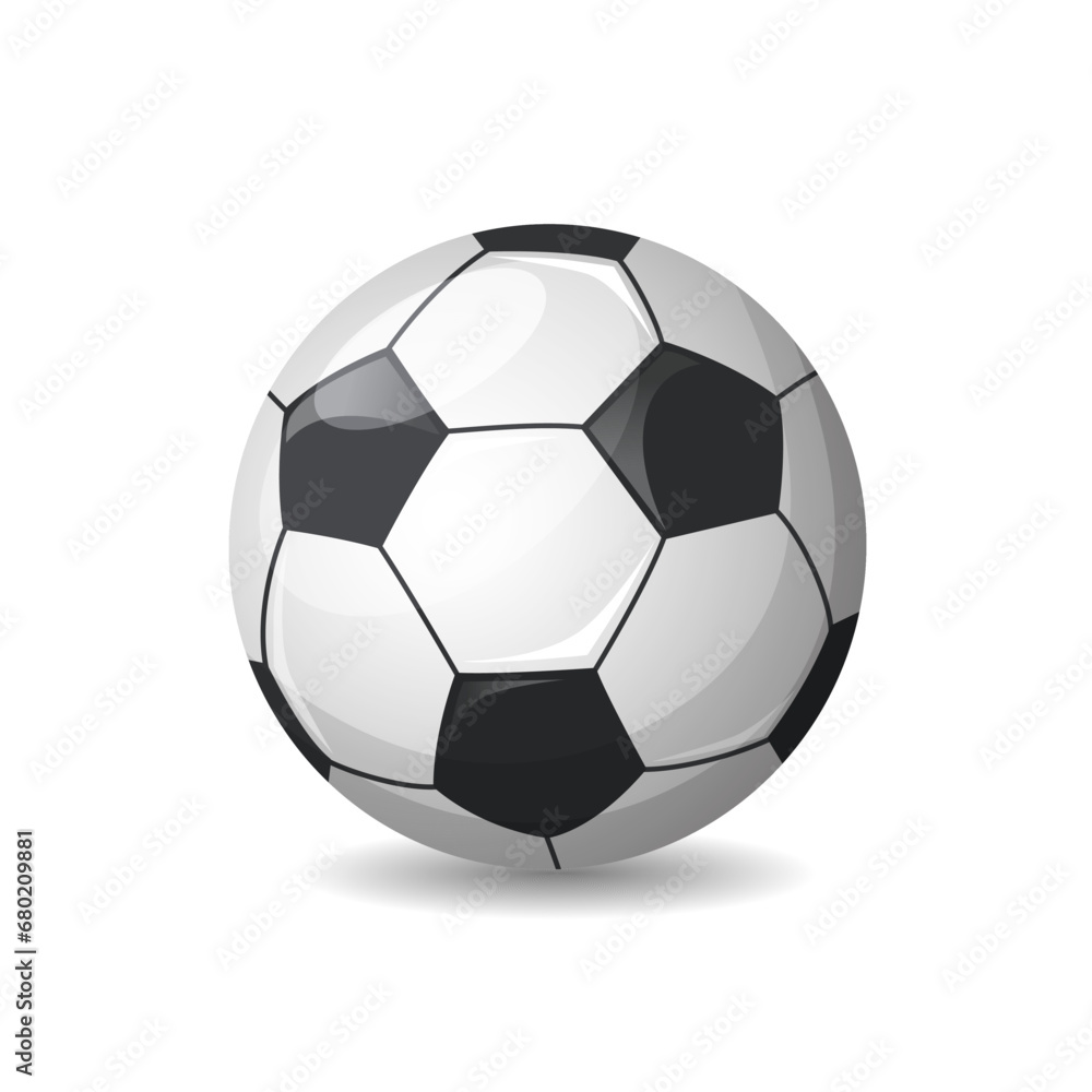 Soccer ball isolated on a white background
