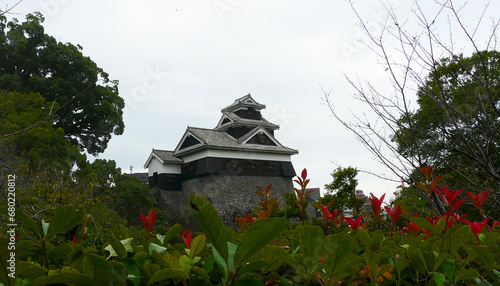 Kumamoto Castle  Honshu Island  Japan