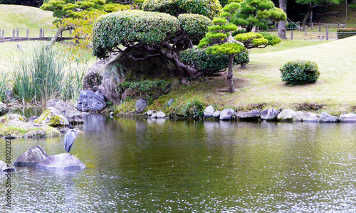 Fototapeta Naklejka Na Ścianę i Meble -  Suizenji Jojuen Garden, Kumamoto, Honshu Island, Japan