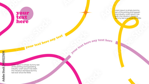 Abstract Line Pattern Web Design