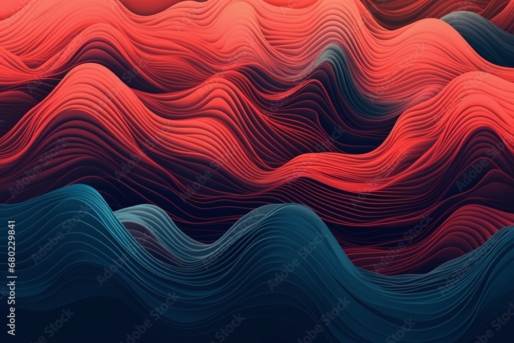 Obraz premium Abstract digital liquid vibrant background