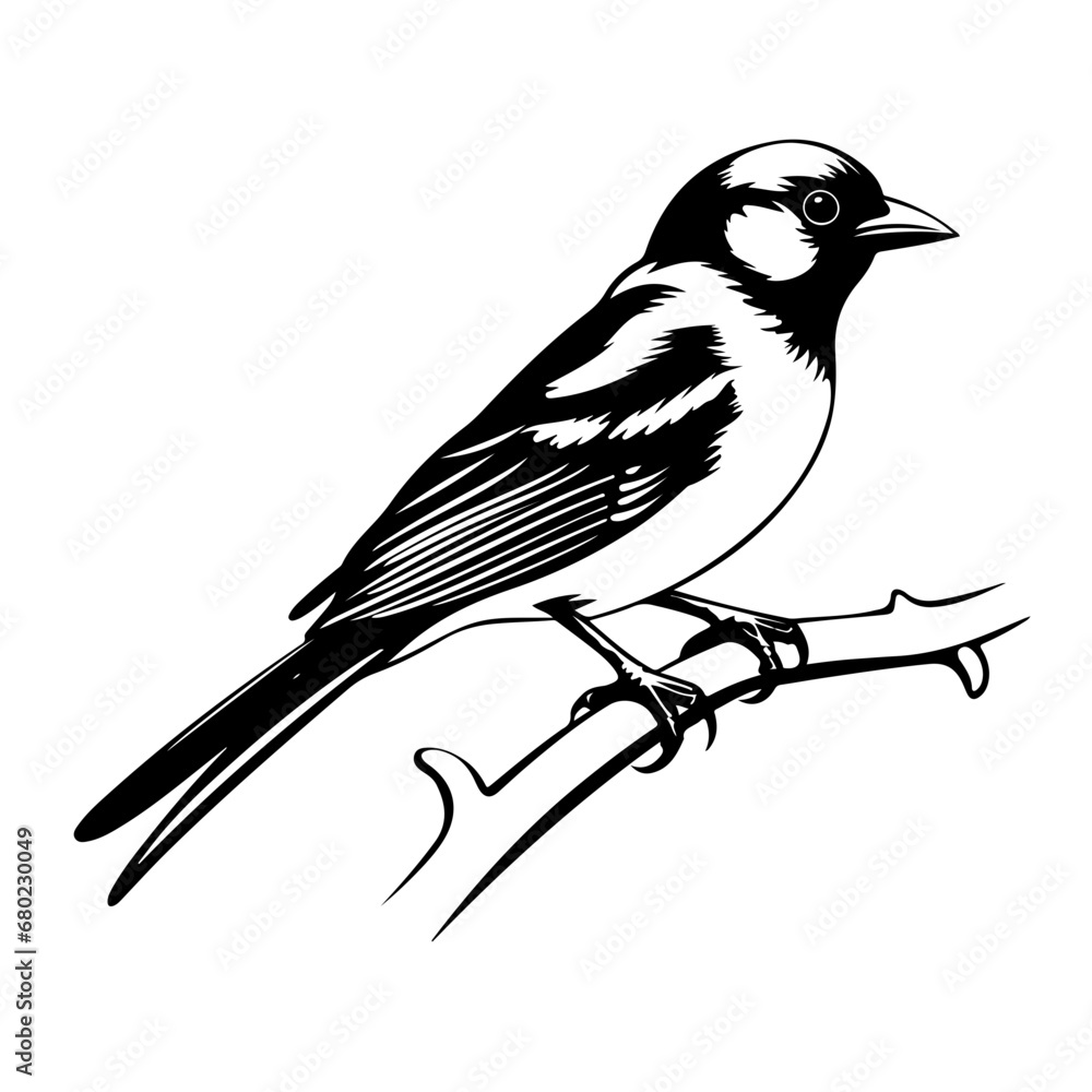 Graceful Bird Vector Illustration Graceful Bird Vector Illustration