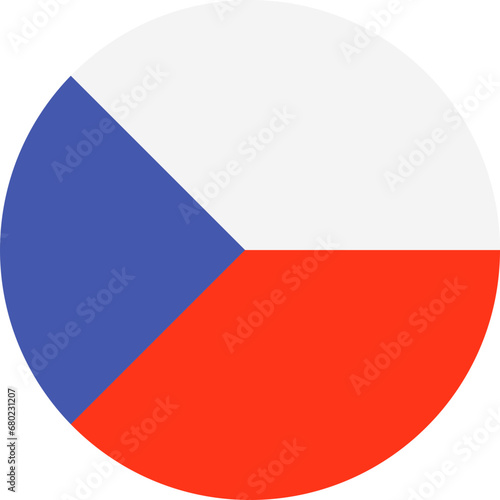 Czech republic flag Icon.