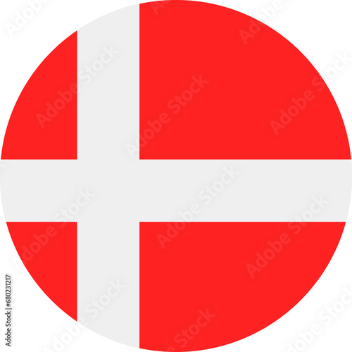 Denmark flag Icon.