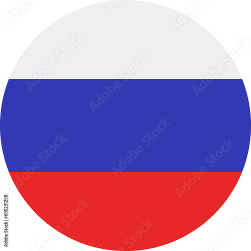 Russia flag Icon.