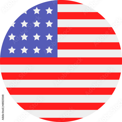 United States of America flag Icon.