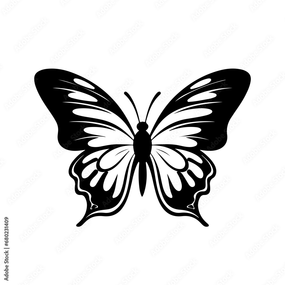 Delicate Butterfly Vector Illustration Delicate Butterfly Vector Illustration