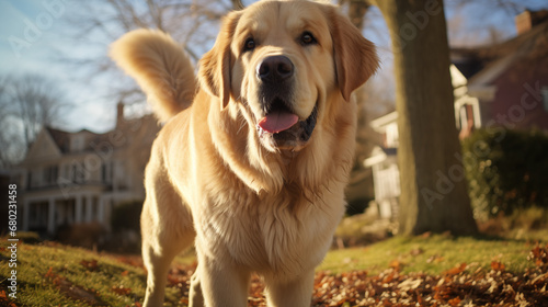 golden retriever in the park