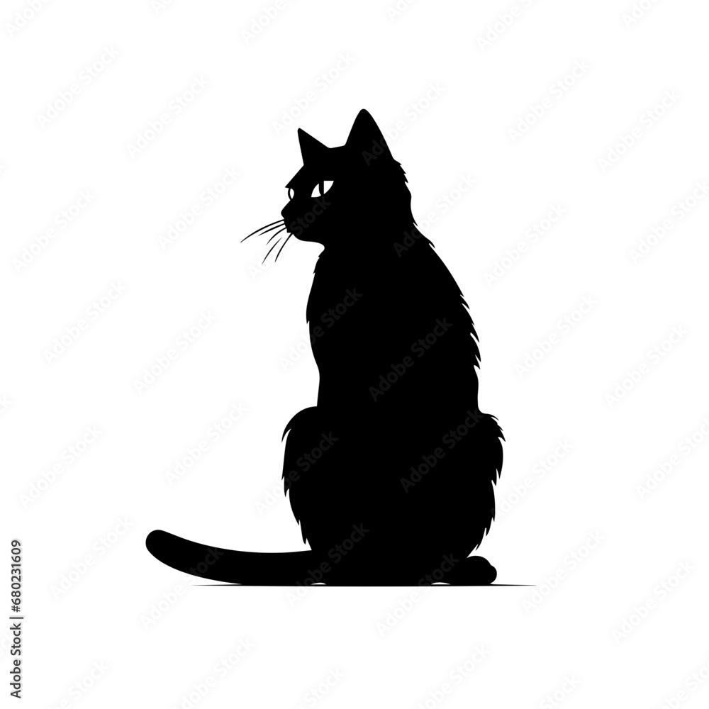 Graceful Cat Vector Illustration Graceful Cat Vector Illustration
