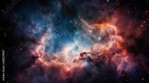 A Nebula in a Captivating Display of Light and Color photo