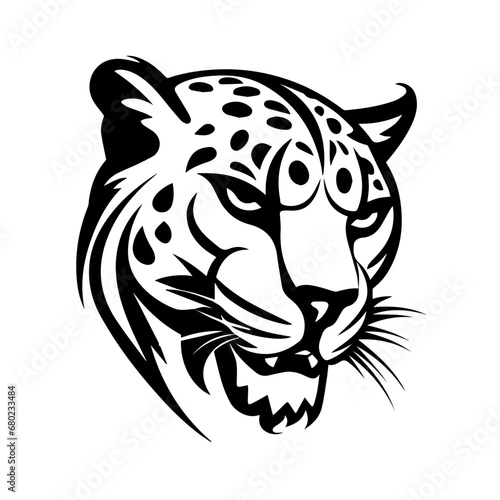 Majestic Cheetah Head Vector Illustration