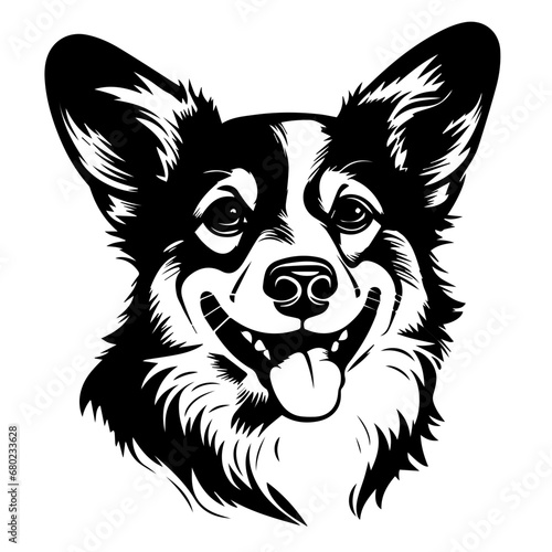 Playful Corgi Vector Illustration