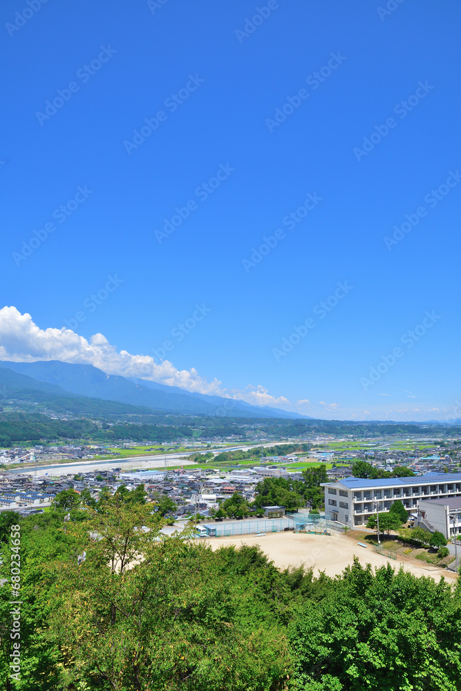 Naklejka premium 豊丘村林公園(長野県)