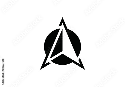 north logo vector icon illustration. modern style	
