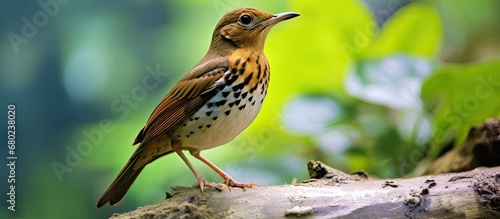 In the vast expanse of nature, a multitude of wild birds can be found, including the Japanese thrush, a migrant bird known for its melodic song. Among the Vietnam wild birds, the thrush bird stands photo