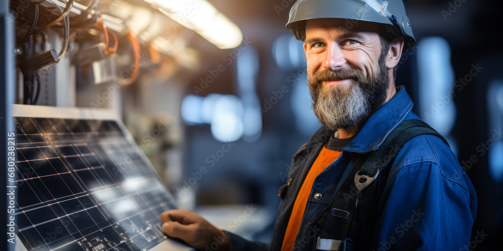 portrait of Energy Engineer. Design, develop, evaluate energy-related projects or programs to reduce energy costs, improve energy efficiency during the designing, building or remodeling portrait of Energy Engineer. Design, develop, evaluate energy-related projects or programs to reduce energy costs, improve energy efficiency during the designing, building or remodeling